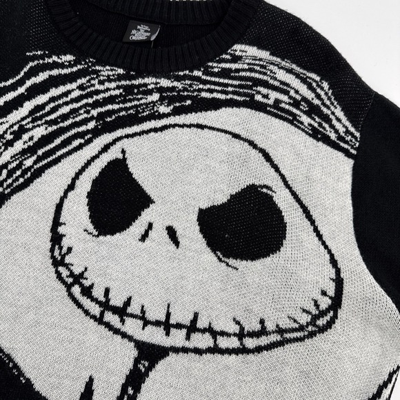Disney Nightmare Before Christmas Sweater Women's S Jack Skellington - Picture 9 of 10